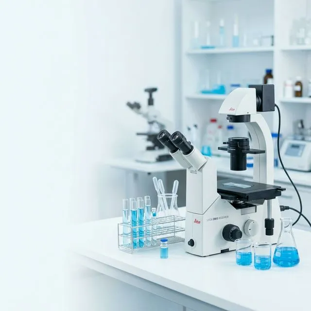 Medical laboratory equipment setup