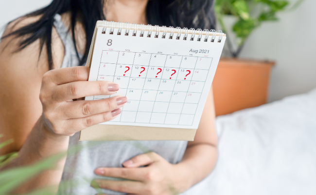Is seeking medical advice necessary for a 45-day menstrual?