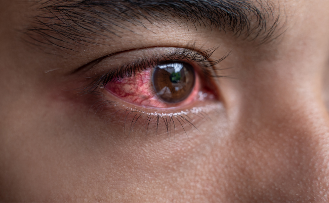 Does persistent eye irritation require professional attention?