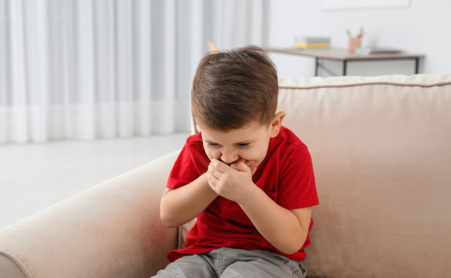 What causes prolonged excessive vomiting in children?